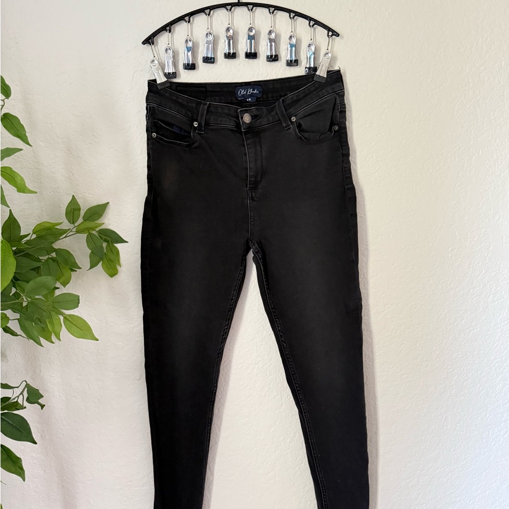 Old Khaki Black Skinny Jeans – Size 36